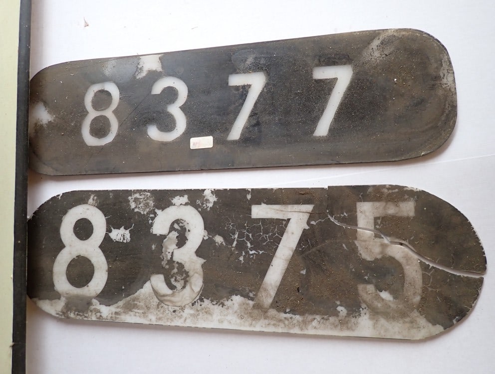 Two Railroad Track Markers (1 of 6)