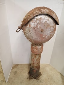 Antique Railroad Crossing Bell "Bryant Zinco Co"