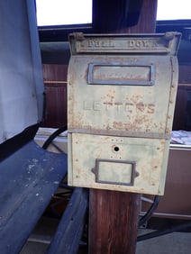 Cast Metal U.S. Post Office Mail Box
