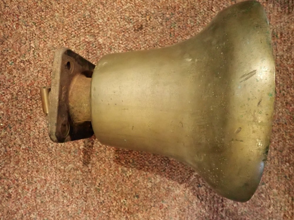 Brass Diesel Train Bell (1 of 4)