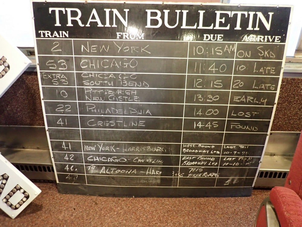 Enamel Train Bulletin Board (1 of 4)
