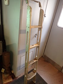 Wooden R.R. Passenger Car Ladder
