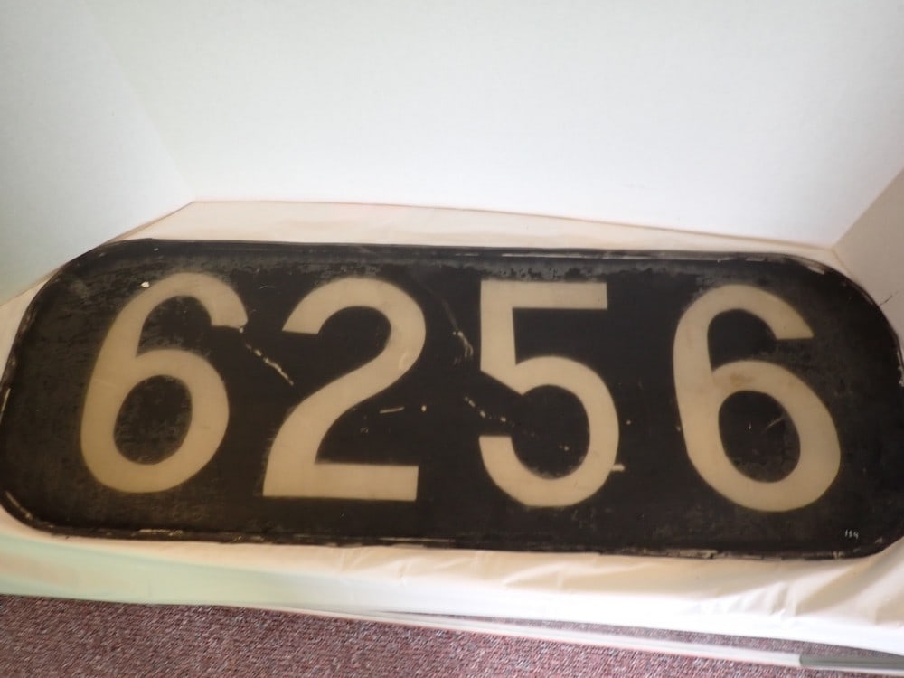 Plexiglass #6256 Car Sign: Little wear, 10 H x 30 1/2 L.