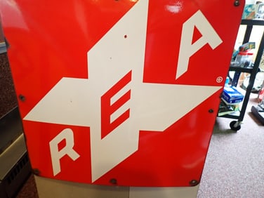 Railway Express Agency Metal Sign