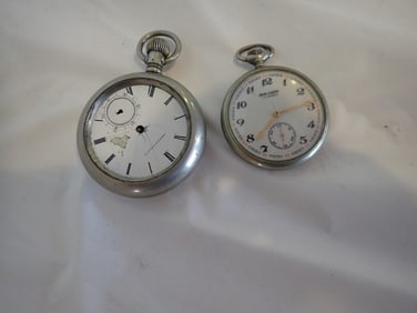 2 R.R. Design Pocket Watches