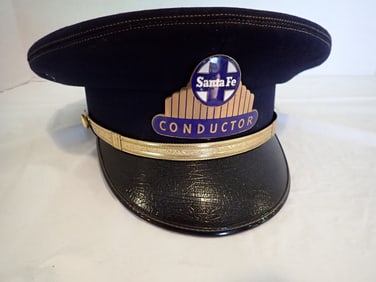 "Santa Fe" R.R. Conductor's Cap