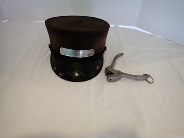 "Trainman" Cap & Ticket Punch Cap