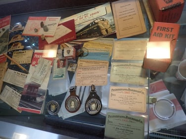 Pennsylvania Railroad Employee Badges, Pins, etc.