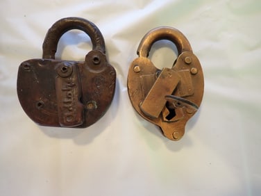 2 B&O R.R. Padlocks