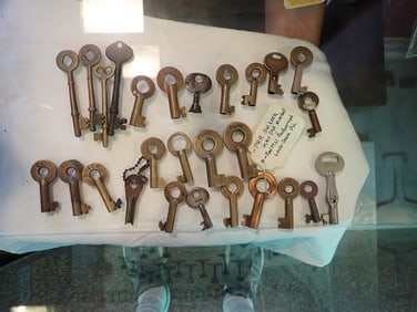 Railroad Padlock & Skeleton Keys