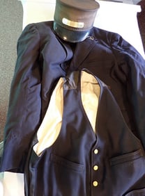 Antique Baltimore & Ohio R.R. Coat, Vest & Cap.