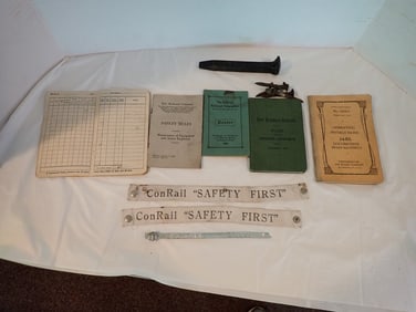 Erie R.R. & other employee book, etc.