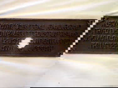 1949 New York Central R.R. Equipment Plate
