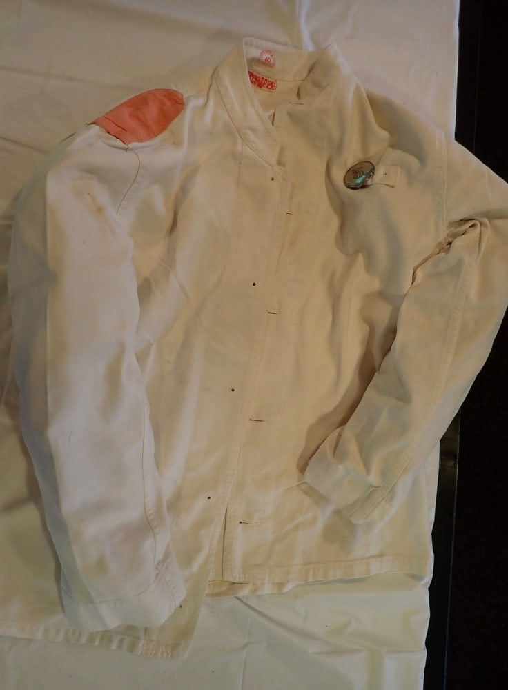 Railroad Dining Car Attendant Jacket: with Metal Pin #5, no buttons