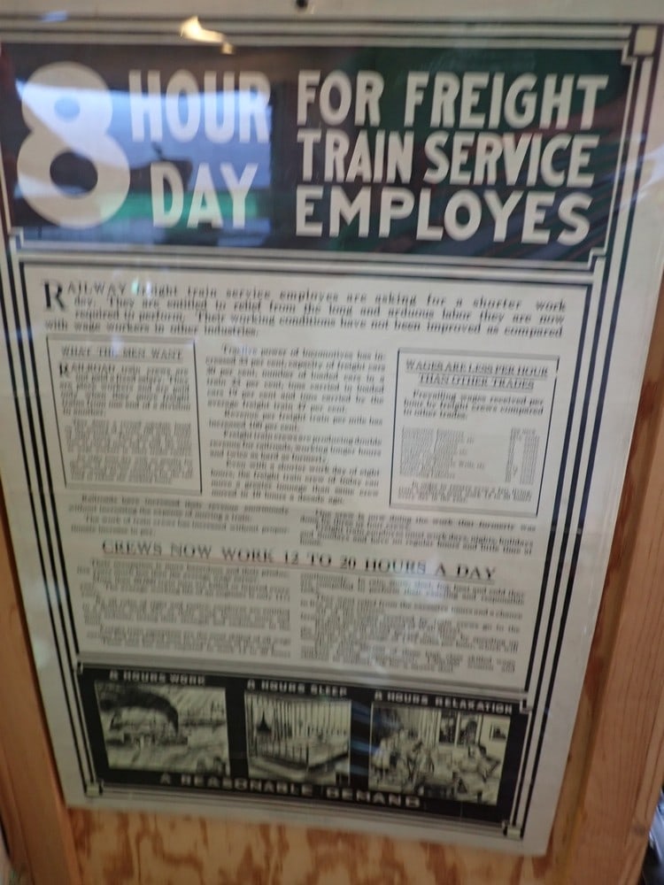 8 Hour Day For Union Railroad Poster (1 of 4)