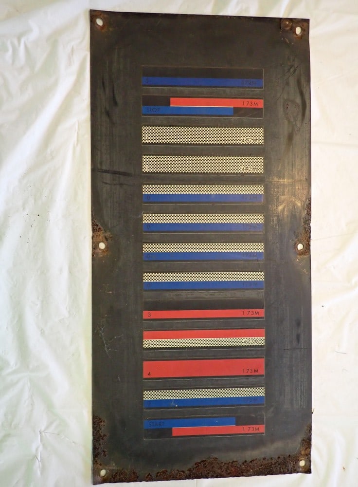 5 Train Car Bar Code Reader Signs (1 of 4)