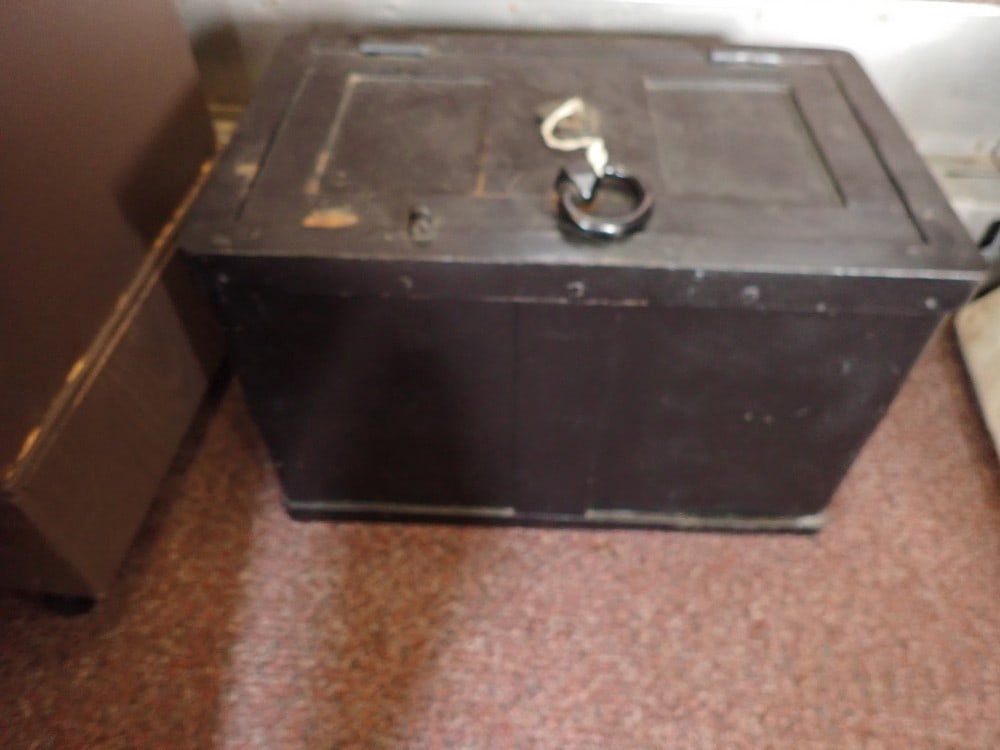 "Adams Express Co." Iron Cash Box (1 of 2)