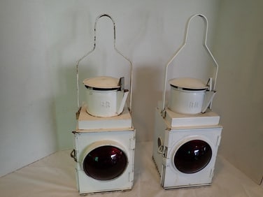2 "British Railways" Lanterns