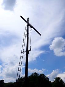 Railroad Semaphore Pole