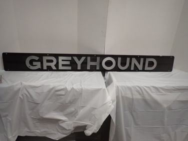 Large "Greyhound" Fiberglass Sign