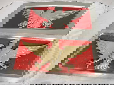 2 "Trailways" Eagle Bus Plates