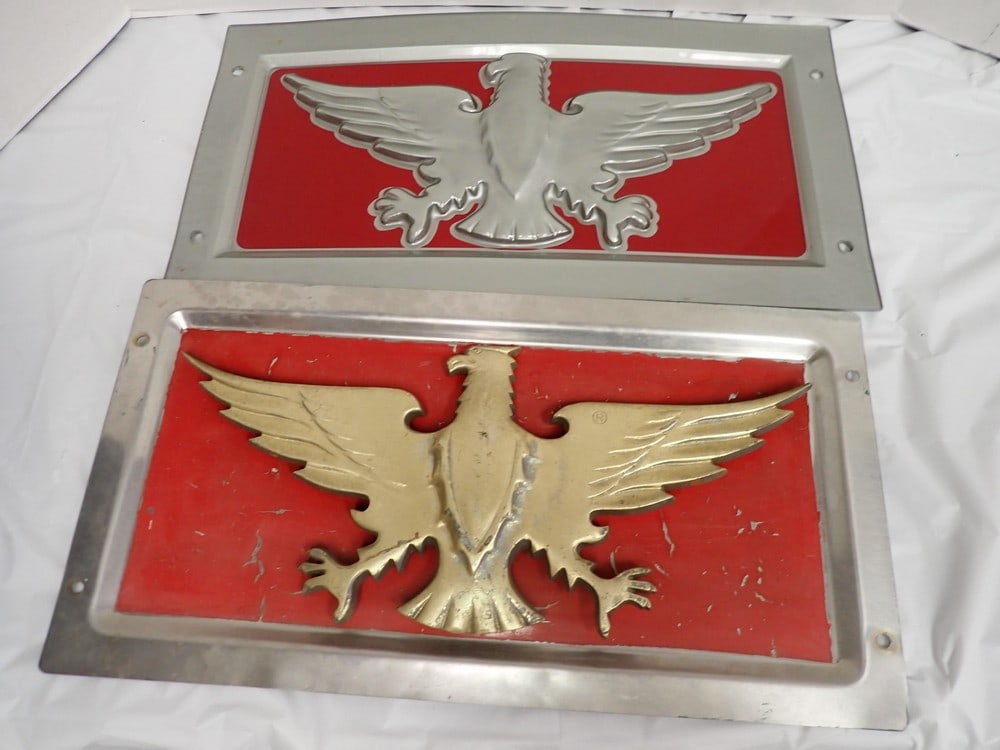 2 "Trailways" Eagle Bus Plates (1 of 5)