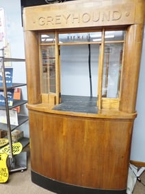 Art Deco "Greyhound" Ticket Booth