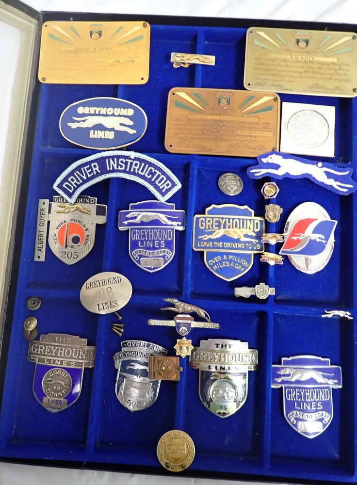 "Greyhound Bus Driver" Badges Display (1 of 14)