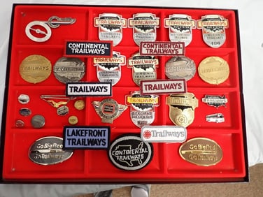 "Continental Trailways Bus Driver" Display