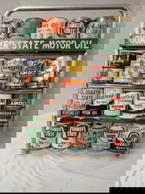 "Quaker State Oil Can" Service Station Display