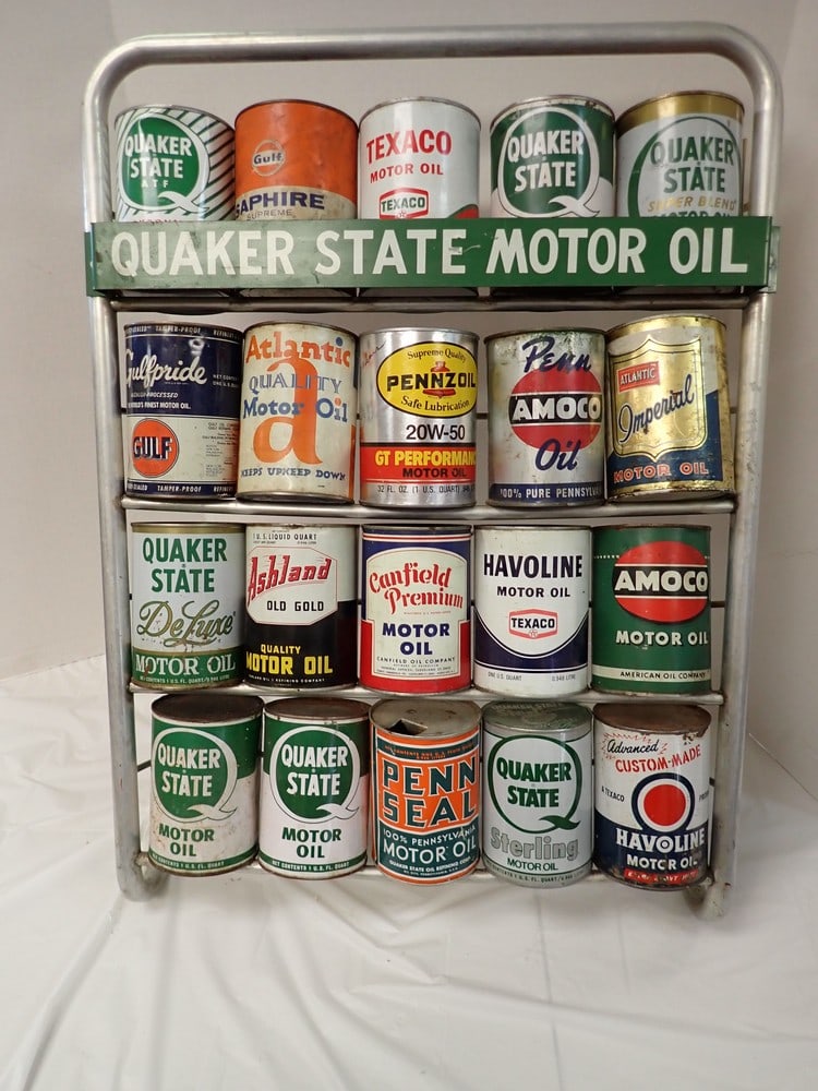 "Quaker State Oil Can" Service Station Display (1 of 12)