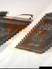 Vintage "Veedol" Metal Oil Can