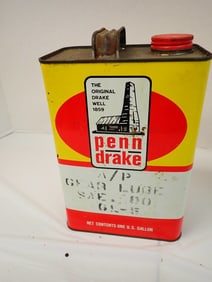 Vintage Oil Can "Penn Drake"