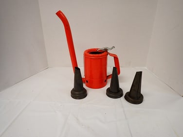Oil Dispenser & 3 Oil Spout Caps