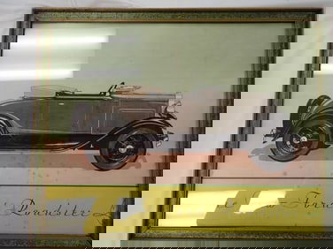 "The New Ford Roadster" Promotional Poster