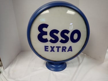 Esso Extra Gas Pump Globe