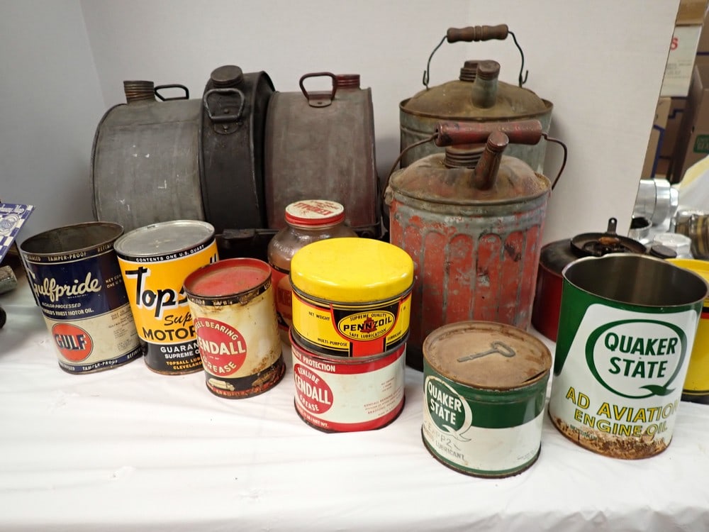 Vintage Oil & Fuel Cans (1 of 7)