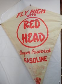 "Fly with Red Head Gasoline" Kite