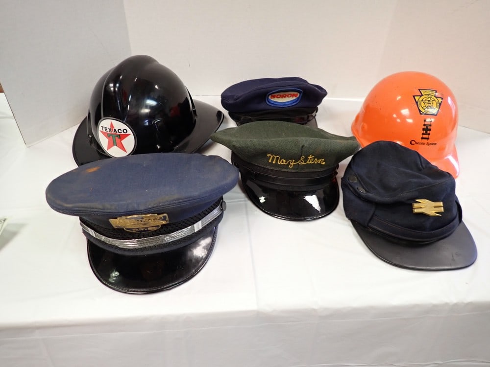 "Greyhound Driver's" Cap, hard hats, etc. (1 of 9)