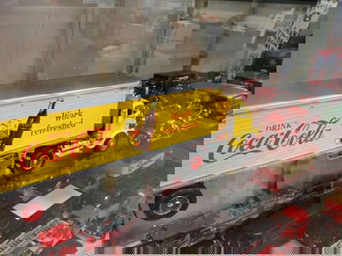 Die-Cast Coca-Cola Fire Trucks, etc.