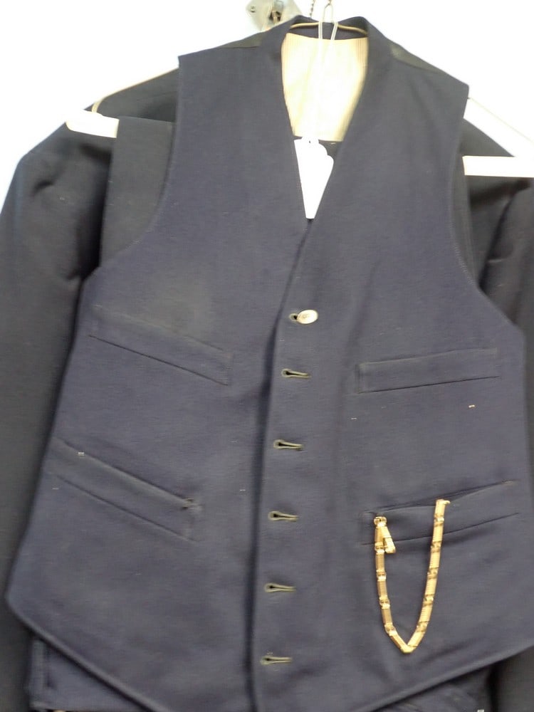 "P.R.R." Vest, Pants, Fob and Suspenders: "P.R.R." Vest, Pants, Fob and Suspenders