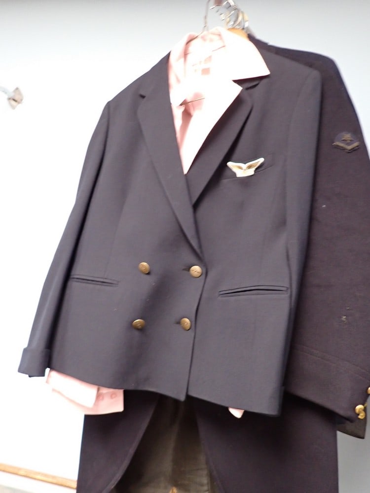 "U.S. Air" Flight Attendant Coat & Blouse (1 of 3)