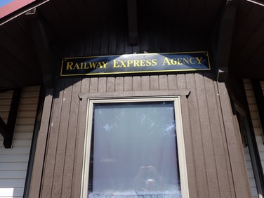 Railway Express Agency Metal sign
