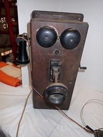 Oak Wall Telephone