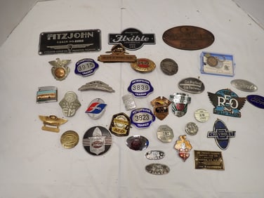 Trolley & Bus Emblems, etc.
