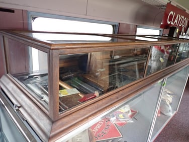 Antique Wooden Showcase