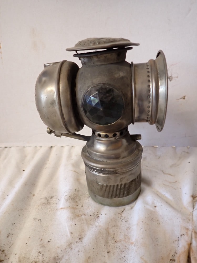 "Solar" Antique Bicycle Lamp (1 of 9)