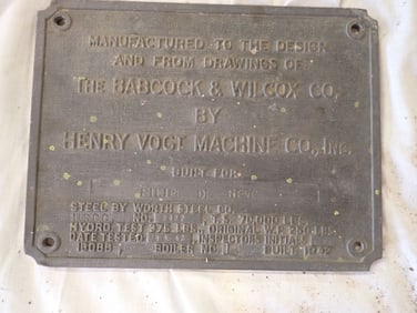 Steel Bridge Plaque