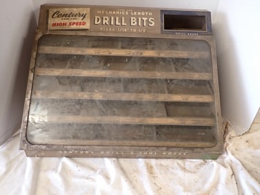 "Century" High 3-speed Drill Bits Store Display