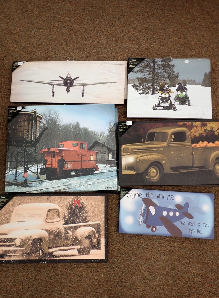 11 Flickering Light Canvas Wall Art (1 of 10)